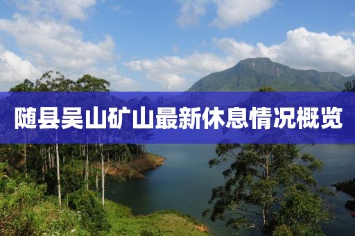 隨縣吳山礦山最新休息情況概覽