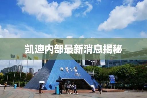 凱迪內部最新消息揭秘