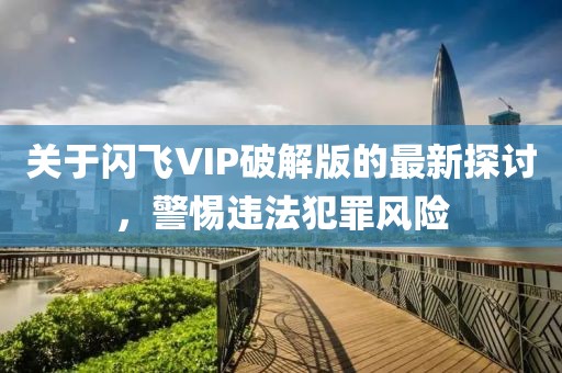 關(guān)于閃飛VIP破解版的最新探討，警惕違法犯罪風(fēng)險