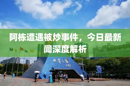 阿棟遭遇被炒事件，今日最新聞深度解析
