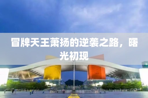 冒牌天王蕭揚的逆襲之路，曙光初現