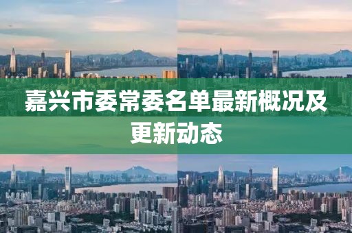 嘉興市委常委名單最新概況及更新動(dòng)態(tài)