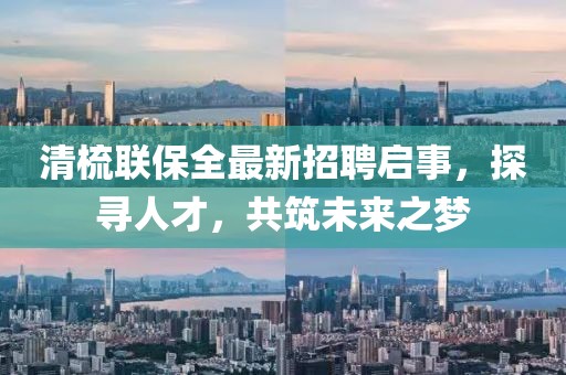 清梳聯(lián)保全最新招聘啟事，探尋人才，共筑未來(lái)之夢(mèng)
