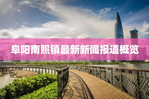 阜陽(yáng)南照鎮最新新聞報道概覽