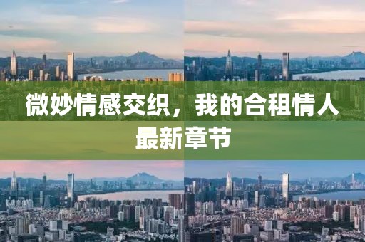 微妙情感交織，我的合租情人最新章節