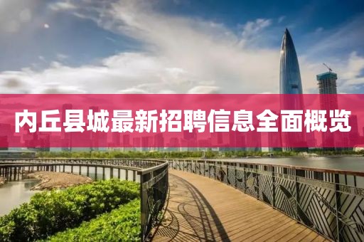 內丘縣城最新招聘信息全面概覽
