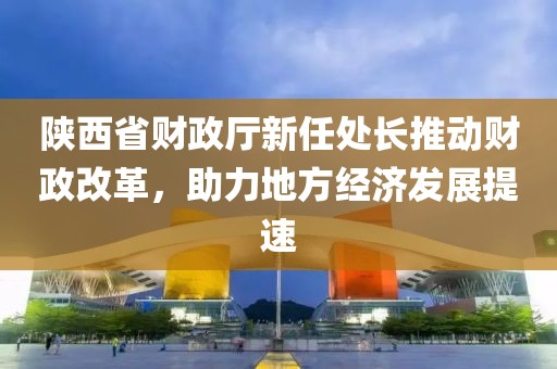 陜西省財政廳新任處長(cháng)推動(dòng)財政改革，助力地方經(jīng)濟發(fā)展提速