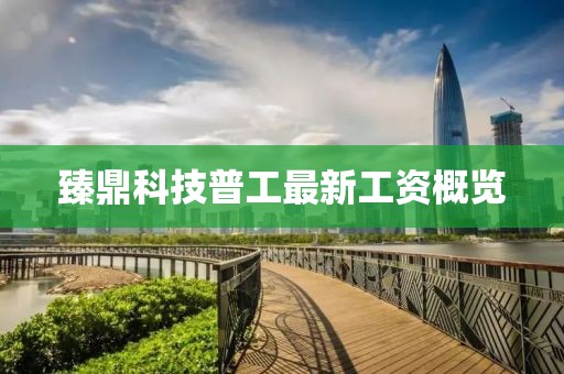 臻鼎科技普工最新工資概覽