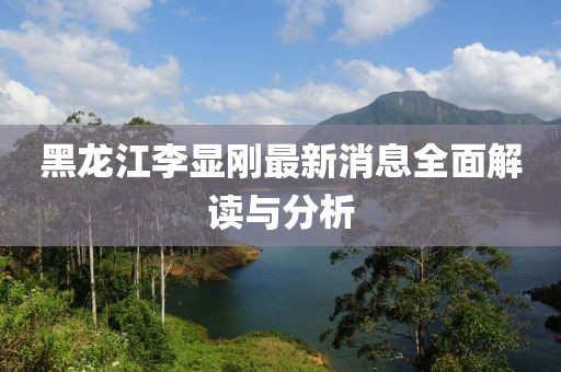 黑龍江李顯剛最新消息全面解讀與分析