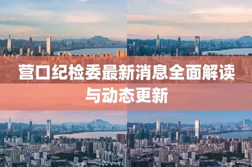 營(yíng)口紀檢委最新消息全面解讀與動(dòng)態(tài)更新