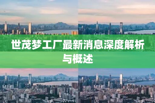 世茂夢(mèng)工廠(chǎng)最新消息深度解析與概述