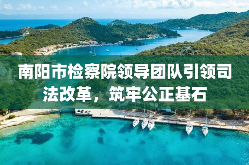 南陽(yáng)市檢察院領(lǐng)導團隊引領(lǐng)司法改革，筑牢公正基石
