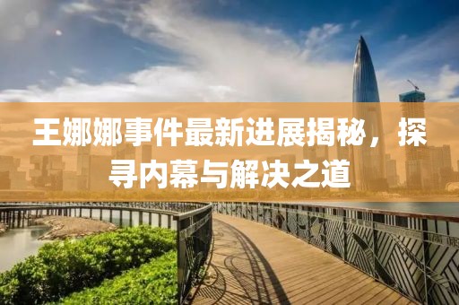 王娜娜事件最新進(jìn)展揭秘，探尋內幕與解決之道