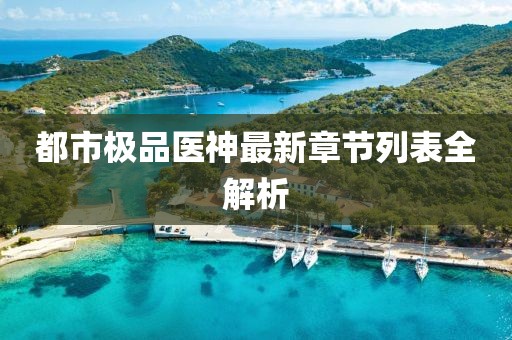 都市極品醫神最新章節列表全解析