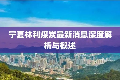 寧夏林利煤炭最新消息深度解析與概述